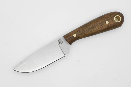 LT Wright Knives: Frontier First - O1 Tool Steel - Flat Grind - Koa w/ Black Liners - 3