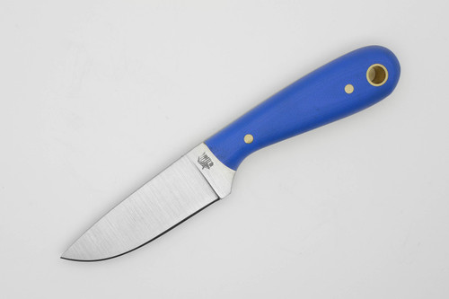 LT Wright Knives: Frontier First - 3V Steel - Flat Grind - Blue G10 Handle - Matte