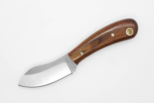 LT Wright Knives: Lil Muk - Saber Grind - O1 Steel - Desert Ironwood w/ Black Liners - 10
