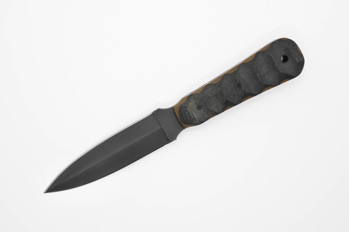 Winkler Knives - Defense Dagger - 80CRV2 Steel - Full Double Edge - Wasp Laminate Sculpted