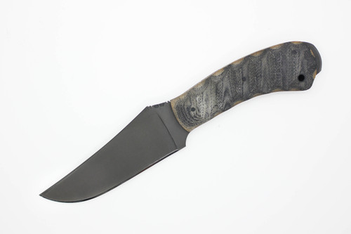 Winkler Knives - Belt Knife - 80CRV2 Steel - Flat Grind - Sculpted Wasp Laminate Handle - Tapered Tang - Crusher Pommel