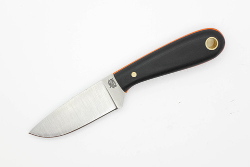 LT Wright Knives Frontier First - CPM 3V Steel - Flat Grind - Black G10 w/ Orange Liners - Matte Finish