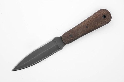 Winkler Knives - Defense Dagger - 80CRV2 Steel - Full Double Edge - Brown Laminate