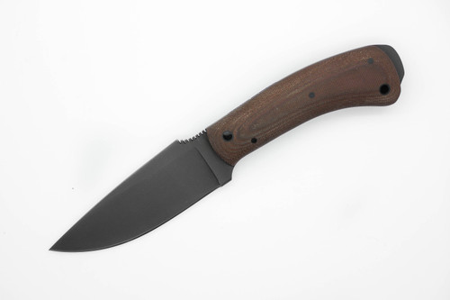 Winkler Knives - Woodsman - 80CRV2 Steel - Flat Grind - Brown Laminate Handle