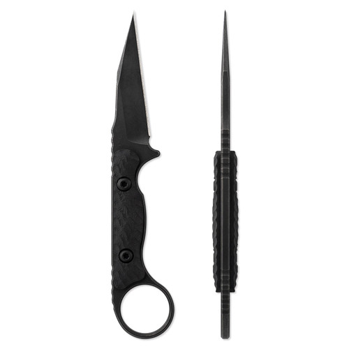 Toor Knives: Jank Shank - CPM 154 Steel -  Carbon Handle, Kydex Sheath