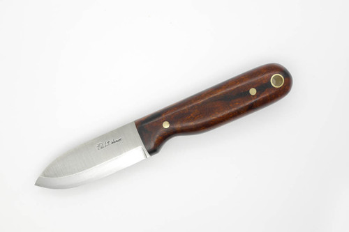 LT Wright Knives Bushbaby - A2 Steel - Scandi Grind - Desert Ironwood w/ FREE Black Liners - 1