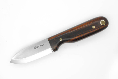 LT Wright Knives Bushbaby - A2 Steel - Scandi Grind - Desert Ironwood w/ FREE Black Liners - 6
