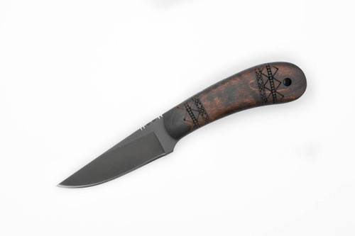 Winkler Knives - SD-2 (Standard Duty 2) - 80CRV2 Steel - Flat Grind - Maple Handle - Tribal Artwork