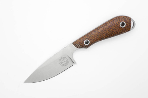 White River Knives M1 Caper - Natural Burlap Micarta Handle - MagnaCut Stainless Steel