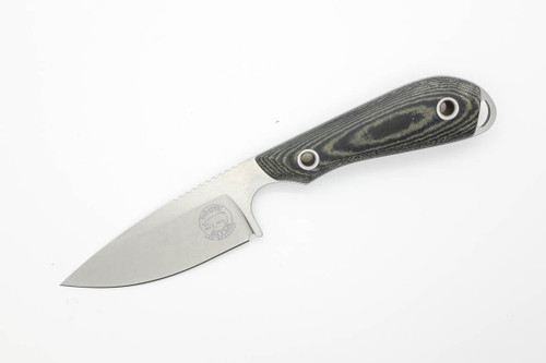 White River Knives M1 Caper - Black & OD Linen Micarta Handle - MagnaCut Stainless Steel