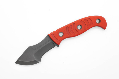 Dave Wenger Blades: Aphid Tracker - Nitro-V Stainless Steel - Red G10 - Kydex Sheath