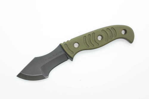 Dave Wenger Blades: Aphid Tracker - Nitro-V Stainless Steel - OD Green G10 - Kydex Sheath