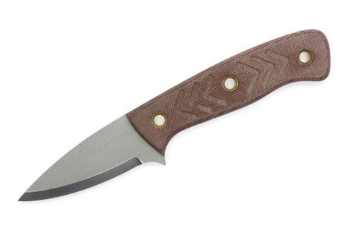 Dave Wenger Blades: Companion - 2.75" CPM MagnaCut Steel - Brown Canvas Micarta - Kydex Sheath
