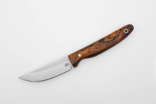 LT Wright Knives: APEX - A2 Steel - Saber Grind - Desert Ironwood w/ Black Liners Handle - 9