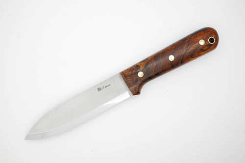 LT Wright Knives Gen 5 - A2 Steel - Scandi Grind - Desert Ironwood / FREE Black Liners! - 5