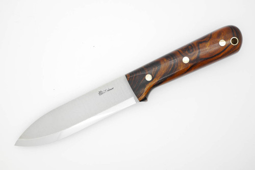 LT Wright Knives Gen 5 - A2 Steel - Scandi Grind - Desert Ironwood / FREE Black Liners! - 14
