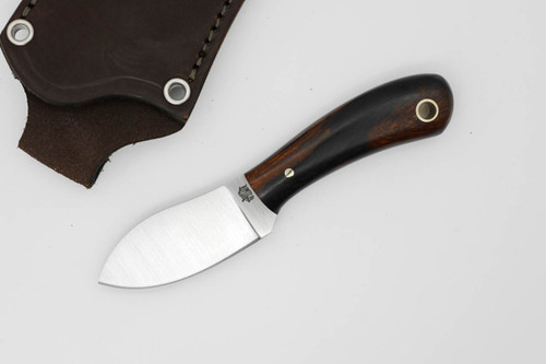 LT Wright Knives Lil Muk - Flat Grind - MagnaCut Steel - Desert Ironwood w/ FREE Black Liners - 10
