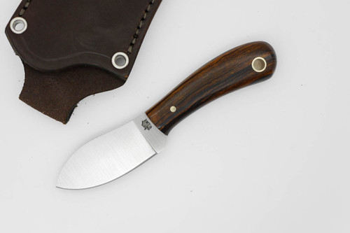 LT Wright Knives Lil Muk - Flat Grind - MagnaCut Steel - Desert Ironwood w/ FREE Black Liners - 11