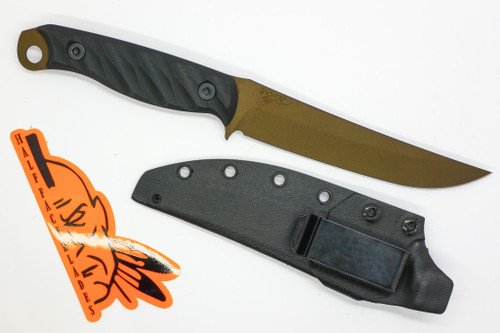 Half Face Blades - Crow Breakdown - Black G10, Midnight Bronze Cerakote, Allen Bolts, Iron Grip