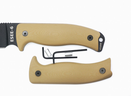 TKC 2.0 G10 Handle for ESEE 5/6  - Coyote Brown G-10