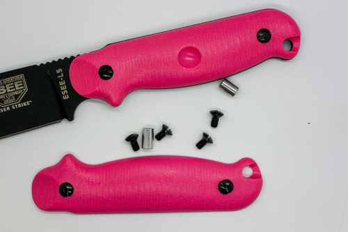 TKC: G10 Handle for ESEE Laser Strike - Pink