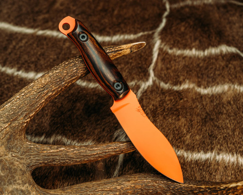 Half Face Blades - Hunter Skinner - Desert Ironwood, Hunter Orange, Allen Bolts, Smooth Grip