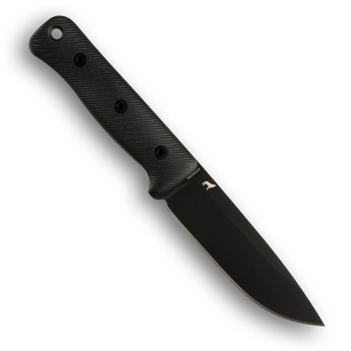 Reiff Knives: F5 GEN2 - Field Survival Knife - Fixed Blade - MagnaCut, Black DLC, Black G10 Handle