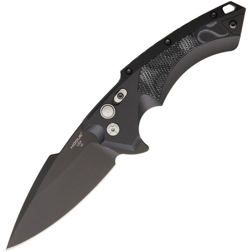 Hogue - X5 Manual Flipper - Button Lock - Black Aluminum Handle 