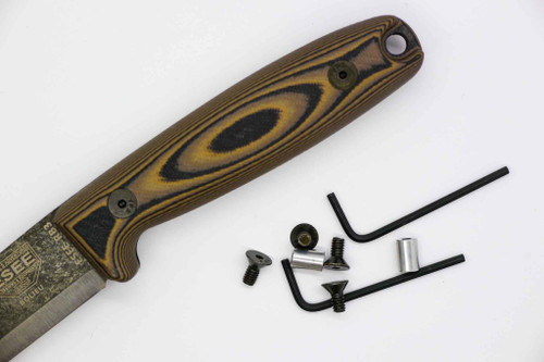 TKC:  G10 Handle for ESEE RB3 - Earth Camo  TKC:  G10 Handle for ESEE RB3 - Earth Camo