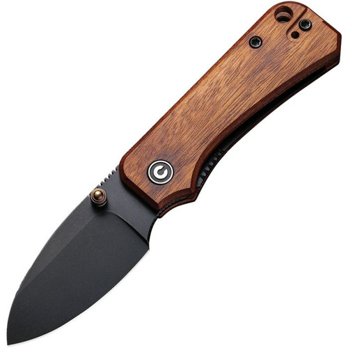 CIVIVI - Baby Banter - Black Stonewash Nitro-V - Linerlock Lock - Cuibourtia Wood Handle