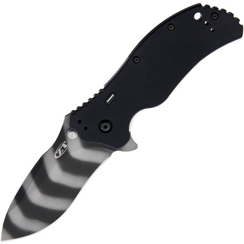 Zero Tolerance - Model 0350 - 3.25" Tiger Stripe Camo DLC CPM S30V Steel Folding Blade W/ Black G10 Handle