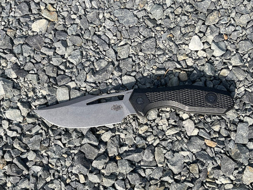 Dark Pines Knives - Widow Maker - 4" CPM-154 Fixed Knife w/ Black G10 Handle Dark Pines Knives - Widow Maker - 4" CPM-154 Fixed Knife w/ Black G10 Handle