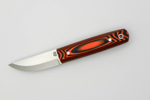 LT Wright Knives Pronghorn - Magnacut - Scandi Grind - Black & Orange G10 - Matte Finished LT Wright Knives Pronghorn - Magnacut - Scandi Grind - Black & Orange G10 - Matte Finished