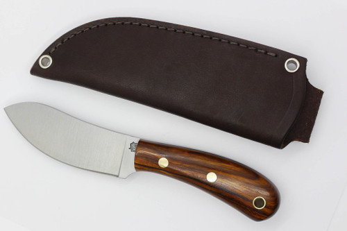 LT Wright Knives Camp MUK - Flat Grind - A2 Steel - Desert Ironwood w/ Black Liners - 1 LT Wright Knives Camp MUK - Flat Grind - A2 Steel - Desert Ironwood w/ Black Liners - 1