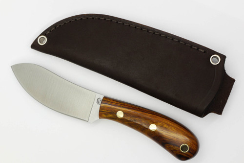 LT Wright Knives Camp MUK - Flat Grind - A2 Steel - Desert Ironwood w/ Black Liners - 4 LT Wright Knives Camp MUK - Flat Grind - A2 Steel - Desert Ironwood w/ Black Liners - 4