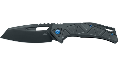 Fox Knives - Chronos - 3.54" Magnacut Steel Folding Blade w/ Black PVD Aluminum Handle