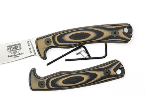 TKC G10 Handle for ESEE AGK - Brown & Black
