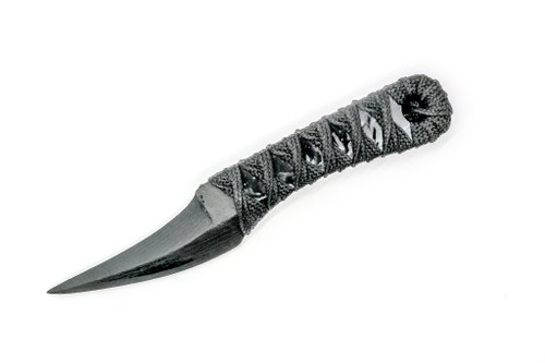 Revenant Corps - The Grackle - 2.75" Non-Metallic Fixed Blade Knife W/ Black Epoxy Wrap Handle