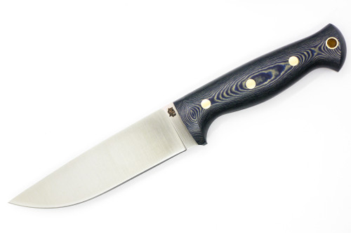 LT Wright Knives: Forest Trail - MagnaCut Steel - Flat - Blue Canyon Maple Valley Richlite Handle - Matte