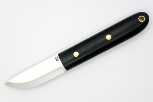 LT Wright Knives BoatTail Scandi - Magnacut Steel - Black Diamond Richlite - Matte