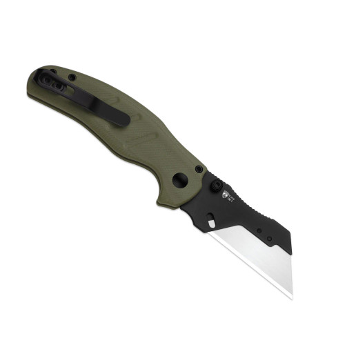 Kizer Knives - Sheepdog Utility - 2.8" Razor Blade W/ Green G10 Handle