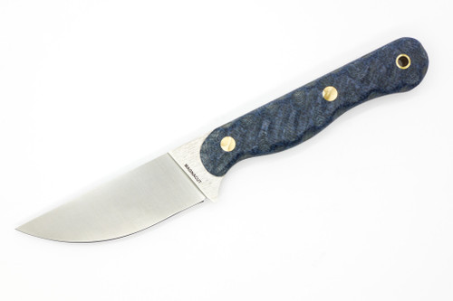 Bone River Co. - All Terrain - 3.1" Magnacut Steel W/ Denim Micarta Handle