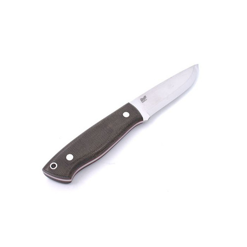 BRISA - Trapper 95 - Satin Finish Elmax Steel Blade - Green Micarta Handle