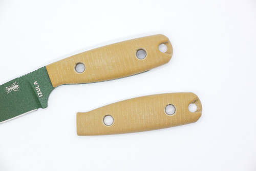 TKC: G10 EXTENDED Handle for ESEE IZULA - Coyote Brown - BLEM