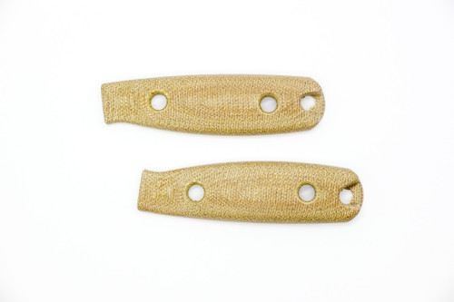 TKC: EXTENDED Handle for ESEE IZULA - Natural Canvas Micarta