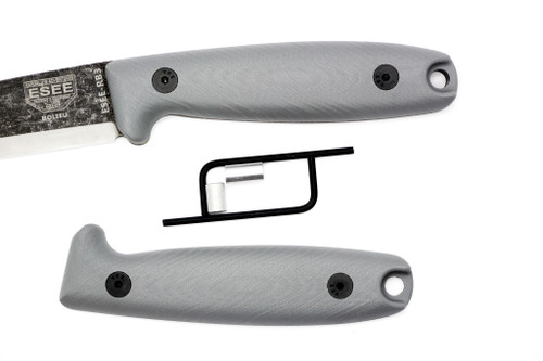 TKC:  G10 Handle for ESEE RB3 - Cool Gray