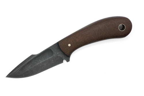 Primitive Woodsman - EDC - 3.25" Black Oxide 80CRV2 Steel Blade w/ Brown Burlap Handle