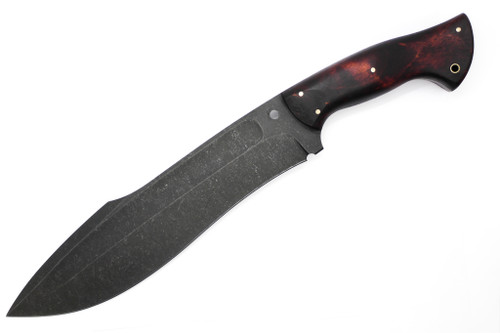 Primitive Woodsman - HellBender - 10" Black Oxide 80CRV2 Steel Blade w/ Maple Handle