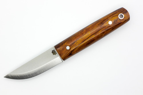 LT Wright Knives Pronghorn - 3V Steel - Scandi Grind - Desert Ironwood W/ Black Liners - 18