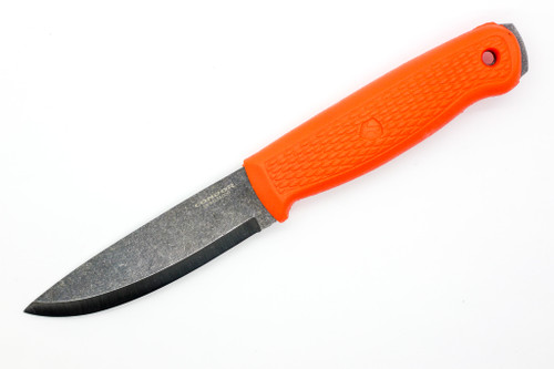Condor Tool and Knife - Terrasaur Knife - 1095 Carbon Steel - Orange High Impact Polypropylene Handle
